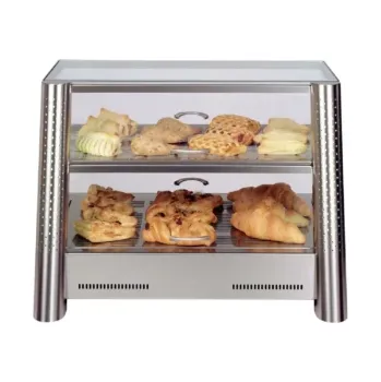 Chlazení Stolní teplá vitrína Elbe Hot PE4 INOX