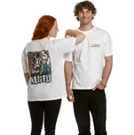 Meatfly unisex tričko Carter 30 Fly White | Bílá | Velikost M/L | 100% bavlna