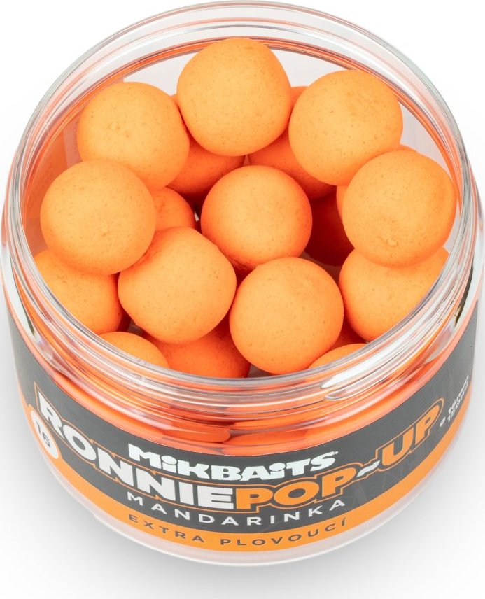 Mikbaits Ronnie pop-up 150ml Mandarinka - 14mm Mikbaits Ronnie pop-up 150ml Mandarinka