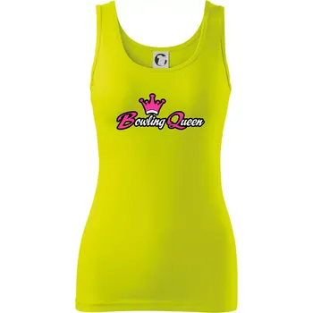 Bowling queen - Dámské tílko - XS ( Limetková )