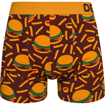 Pánské oblečení Veselé pánské boxerky Burger a hranolky