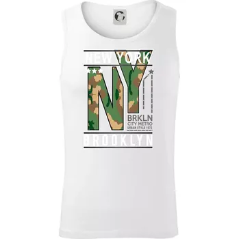 New York Brooklyn - maskáč - Tílko pánské Core - L ( Bílá )