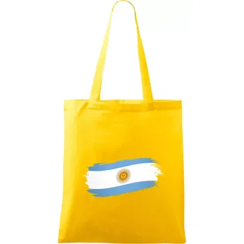 Argentina vlajka okousaná - Taška bavlněná - 42 x 38 cm ( Žlutá )