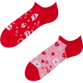 Dámské ponožky Veselé ponožky do tenisek Milostné dopisy