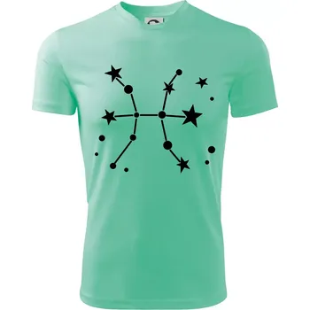 Chlapecké tričko Souhvězdí - Pisces - Ryby - Dětské triko sportovní (dresovina) - 146 cm/10 let ( Mátová )