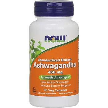 Ashwagandha 450 mg - NOW Foods Kapsle: 180 kaps.