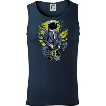 Bike To The Moon - Tílko pánské Core - XL ( Námořní modrá (velmi tmavá - téměř černá) )