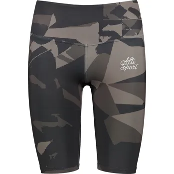 Dámské legíny nad kolena premium ALTISPORT VOJ/ALW080LEG02 TMAVĚ HNĚDÁ XXXL