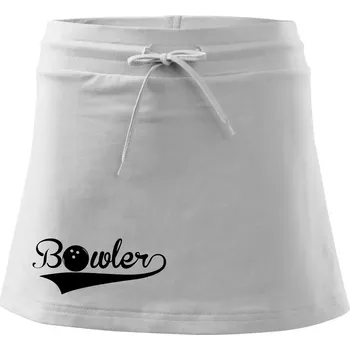 Dámská sukně Bowler - Sportovní sukně - two in one - S ( Bílá )