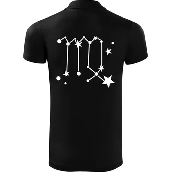 Pánská košile Souhvězdí - Virgo - Panna - Polokošile Victory sportovní (dresovina) - S ( Černá )