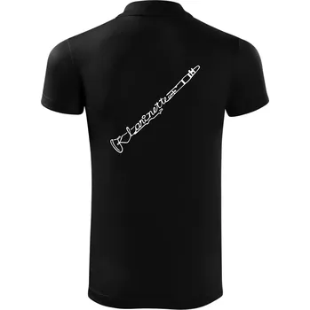 Pánská košile Klarinet nápis - Polokošile Victory sportovní (dresovina) - 3XL ( Černá )