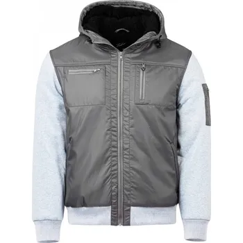 Pánská casual bunda Fabric Fleece-Lined Jacket Charcoal 2XL