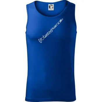 Klarinet nápis - Tílko pánské Core - L ( Královská modrá )