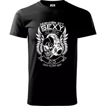 Nesnáším být sexy ale jsem - DJ - Triko extra velké (5-8XL) - 8XL ( Černá )