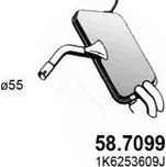 Zadní tlumič výfuku ASSO 58.7099