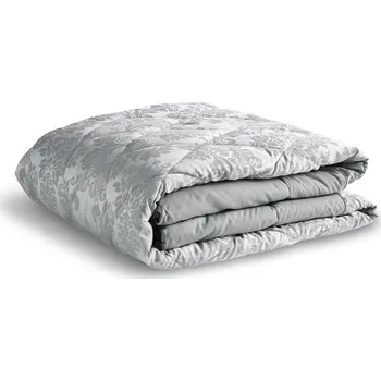 Přehoz na lůžko Catherine Lansfield Jacquard 240 x 260 cm šedá
