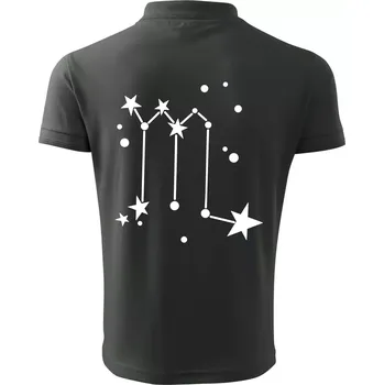 Pánská košile Souhvězdí - Scorpio - Štír - Polokošile pánská Pique Polo 203 - 5XL ( Tm. břidlice (šedozelená) )