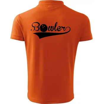 Pánská košile Bowler - Polokošile pánská Pique Polo 203 - 4XL ( Oranžová )
