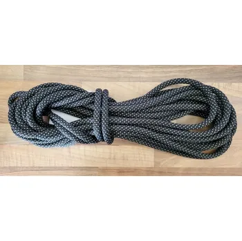 Lano PA s jádrem 11 mm - 9 m - černá + šedivá (PA s jádrem 11 mm - 9 m - černá + šedivá)