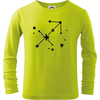 Dětská móda Souhvězdí - Sagittarius - Střelec - Triko dětské Long Sleeve - 158 cm/12 let ( Limetková )