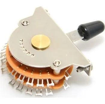 Klasická kytara 5cestný přepínač s 24 piny pro elektrickou kytaru Přepínání snímačů Náhradní díl Kytarový hardware Pákový switch 2x montážní šroub