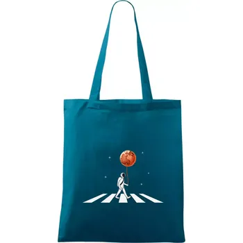 Mars přechod - Taška bavlněná - 42 x 38 cm ( Petrolejová )