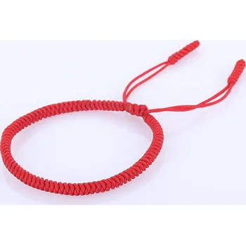 Náramek Ručně vázaný tibetský náramek štěstí | náramek, amulet - 1