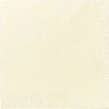 Papírový ubrousek Ubrousek 24 x 24 cm 2vrstvý krémový (300&nbsp;ks)