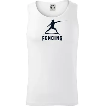 Fencing (šerm) - postava - Tílko pánské Core - L ( Bílá )