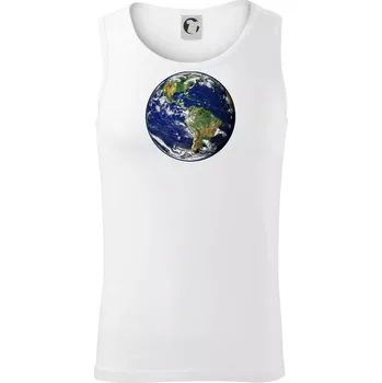 Planeta Země - Tílko pánské Core - S ( Bílá )