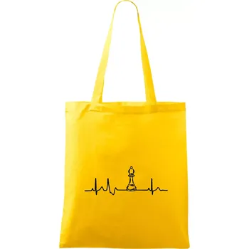 Nákupní taška EKG Šachové figurky - Střelec - Taška bavlněná - 42 x 38 cm ( Žlutá )