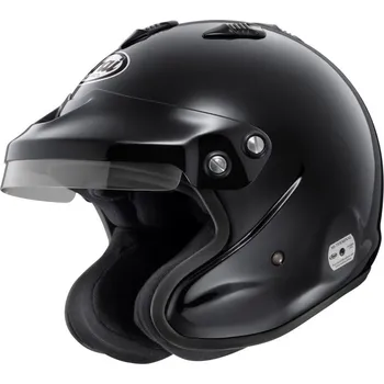 Helma na motorku Arai Arai GP-J3 (M6-SA2020) automobilová otevřená helma s kšiltem vel.M, černá M