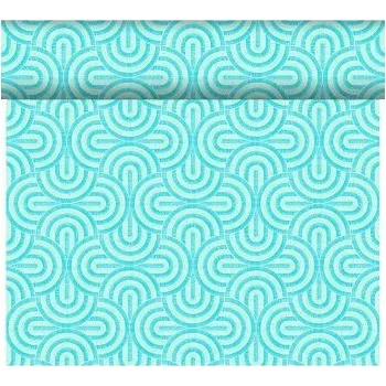 Jednorázový ubrus Šerpa TÉTE 0,4 x 24 m Dunicel BREEZE MINT BLUE