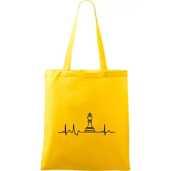 EKG Šachové figurky - Král - Taška bavlněná - 42 x 38 cm ( Žlutá )