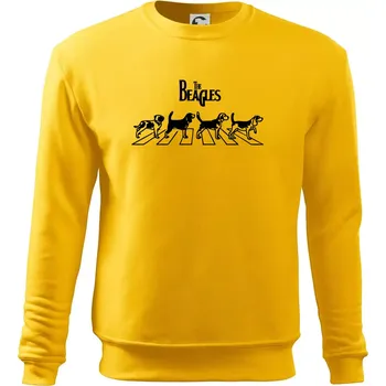 Pánská mikina The Beagles - Mikina Essential pánská - S ( Žlutá )