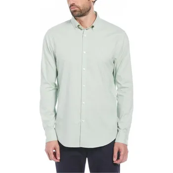 Pánská košile Original Penguin Ecovero Oxford Shirt Silt Green 330 L