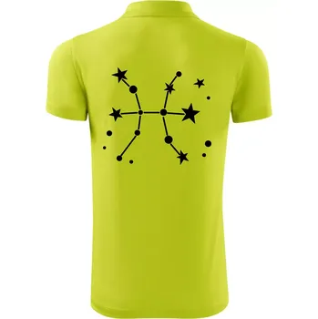 Pánská košile Souhvězdí - Pisces - Ryby - Polokošile Victory sportovní (dresovina) - S ( Limetková )