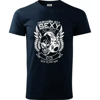 Pánské tričko Nesnáším být sexy ale jsem - DJ - Triko extra velké (5-8XL) - 7XL ( Námořní modrá (velmi tmavá - téměř černá) )