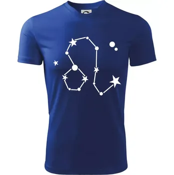 Chlapecké tričko Souhvězdí - Leo - Lev - Dětské triko sportovní (dresovina) - 122 cm/6 let ( Královská modrá )