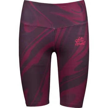 Dámské kalhoty Dámské legíny nad kolena premium ALTISPORT VOJ/ALW072LEG02 WINE-RED XL