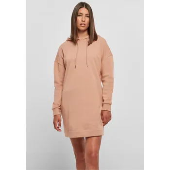 Dámské šaty Ladies Organic Oversized Terry Hoody Dress - amber 5XL
