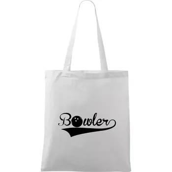 Nákupní taška Bowler - Taška bavlněná - 42 x 38 cm ( Bílá )