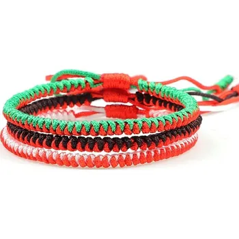 Náramek Ručně pletený vrstvený náramek | módní doplněk, ochranný náramek - Styl 7