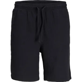 Pánské kraťasy Jack and Jones Patras Fleece Jogger Shorts Black M