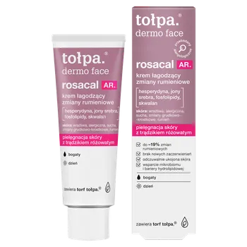 Pleťový krém Tołpa Ar Rosacal bohatý denní krém zklidňující erytematózní léze, 40 ml