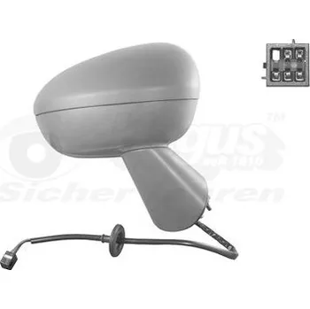 Auto zrcátko Vnější zpětné zrcátko VAN WEZEL 3860818