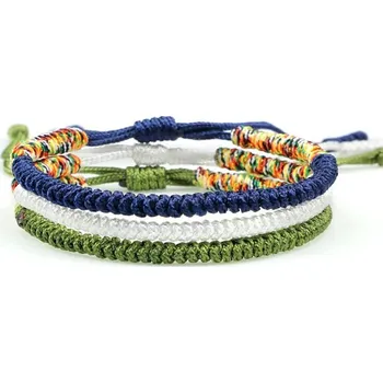 Náramek Ručně pletený vrstvený náramek | módní doplněk, ochranný náramek - Styl 9