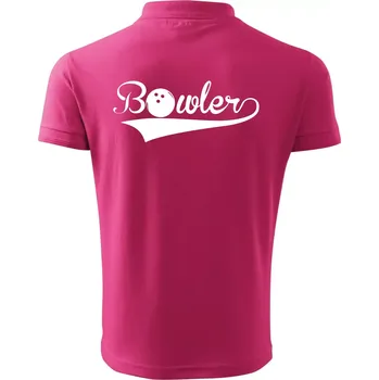 Pánská košile Bowler - Polokošile pánská Pique Polo 203 - 4XL ( Purpurová )