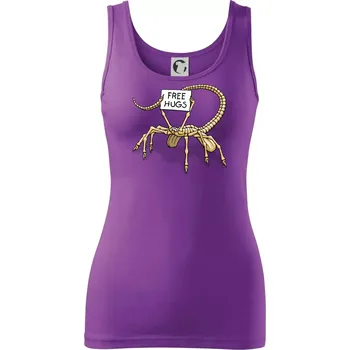 Vetřelec - free hugs (Hana-creative) - Dámské tílko - XS ( Fialová )