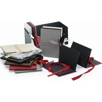 Fotoalbum Leporelo na 14 foto 13x18 černé stránky barva hnědá kph